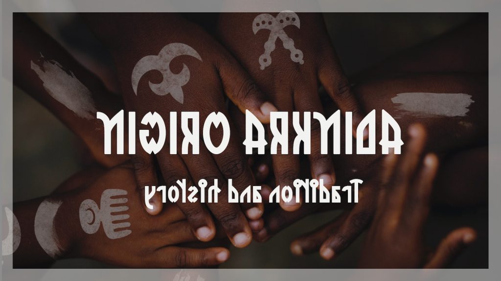 Adinkra Symbols Origins