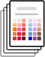 ancient symbols Color palette ancient symbols Color palette