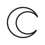 Crescent moon Wicca