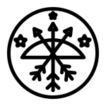 Ochossi voodoo veve symbol