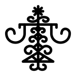 Ogum voodoo veve symbol