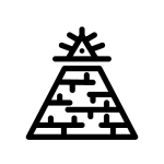 Pyramid Freemasonry vector