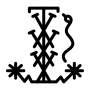 Shango voodoo veve symbol