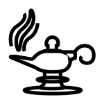 zoroastrian lamp Persian symbol