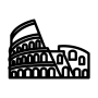 Colloseum Roman empire symbol